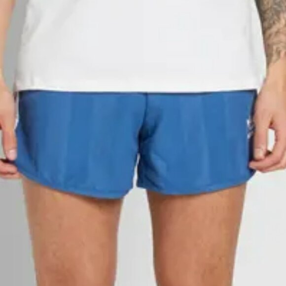 NWT adidas Originals Core Blue Retro Football Shorts XL | Vintage-Inspired, Rare - Picture 2 of 7